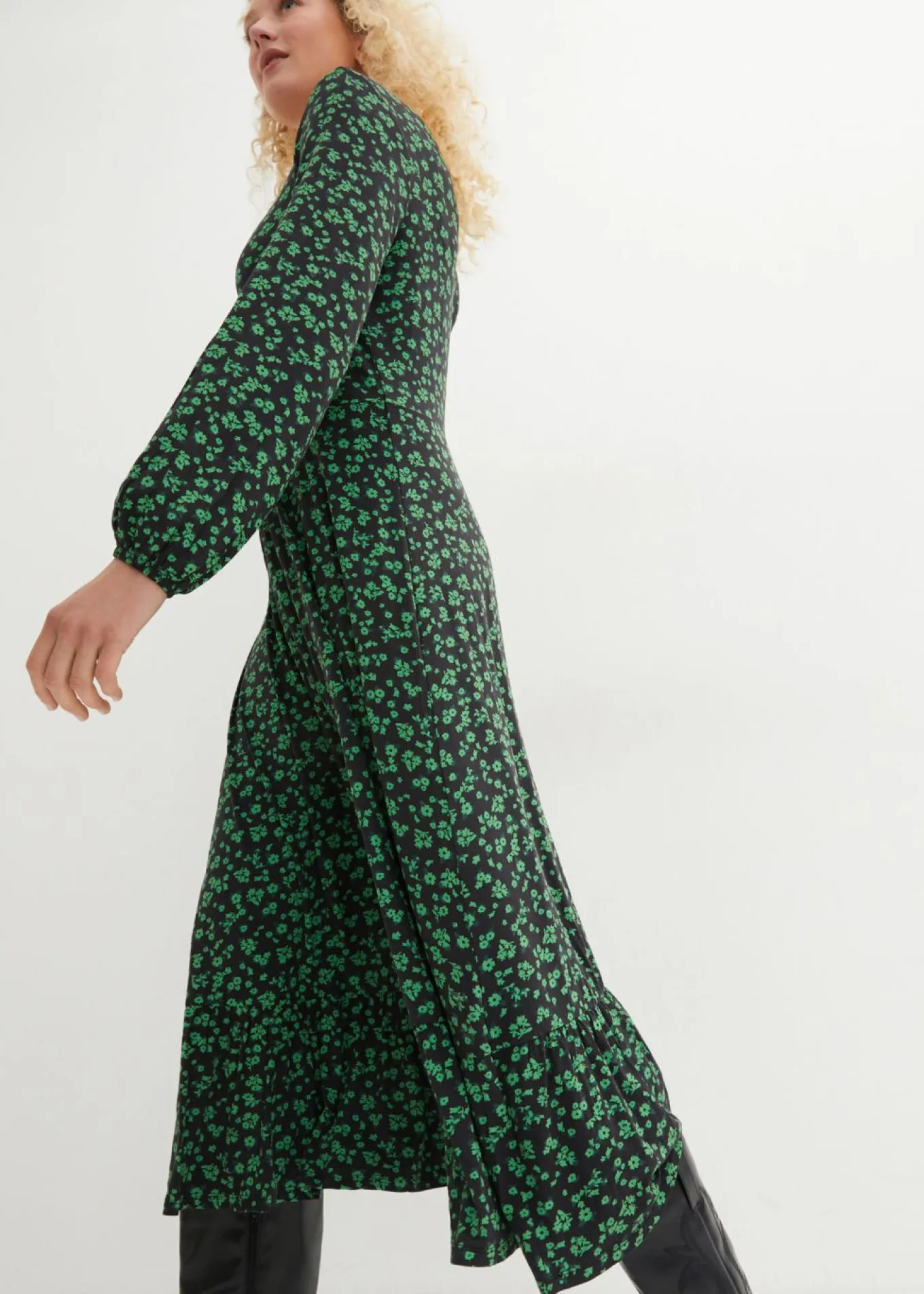 Vestido de punto de mezcla de viscosa fluida