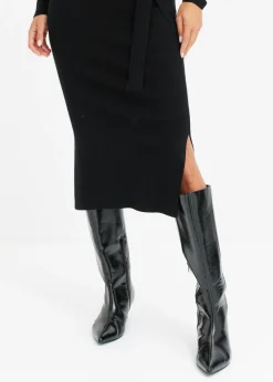 Vestido de punto de mezcla de viscosa fluida