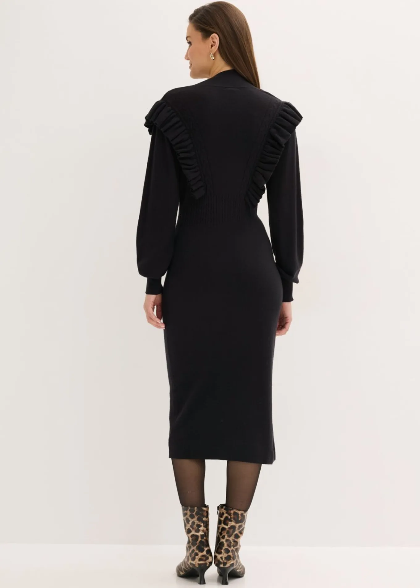 Vestido de punto de mezcla de viscosa