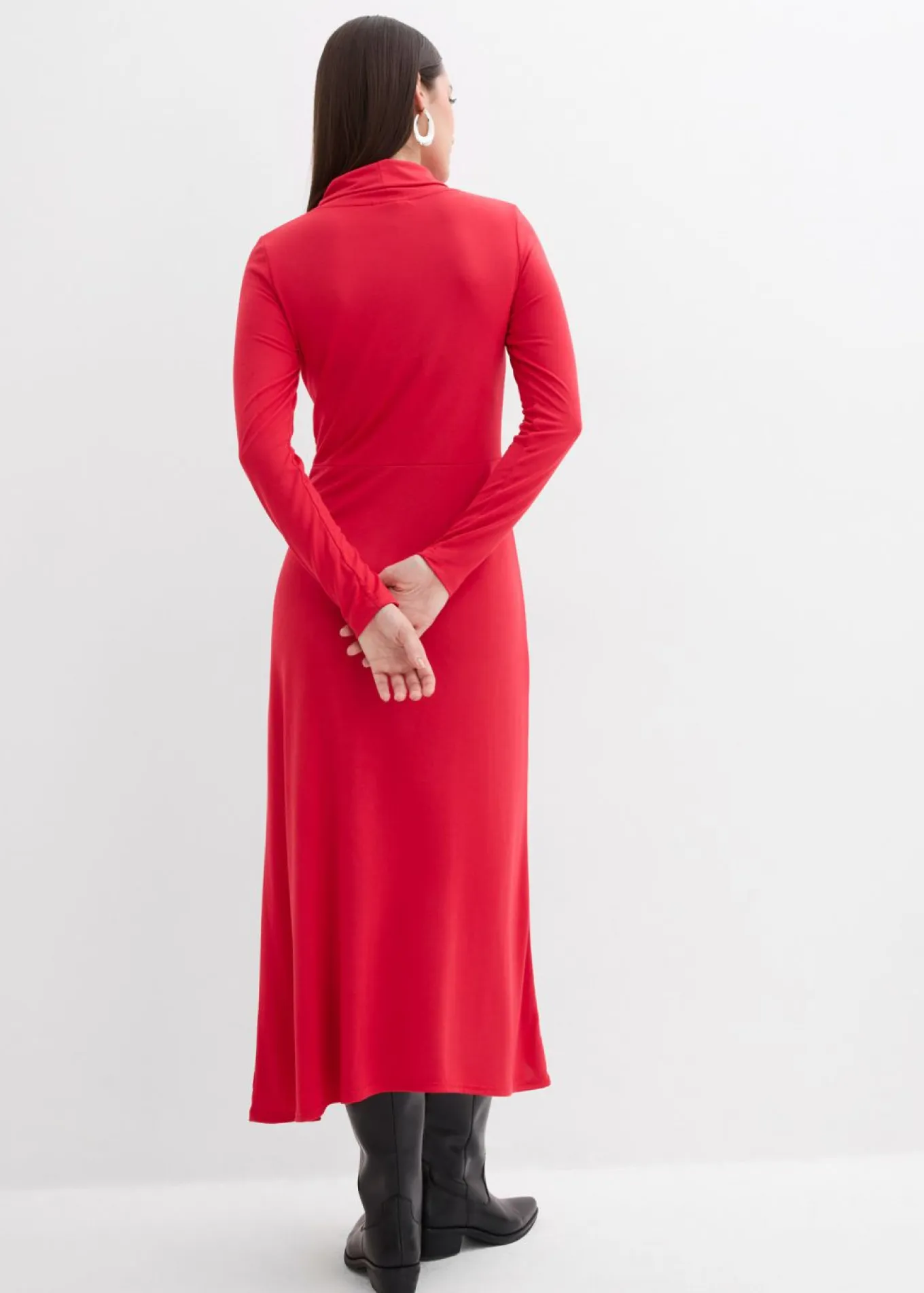 Vestido de punto de mezcla de modal suave