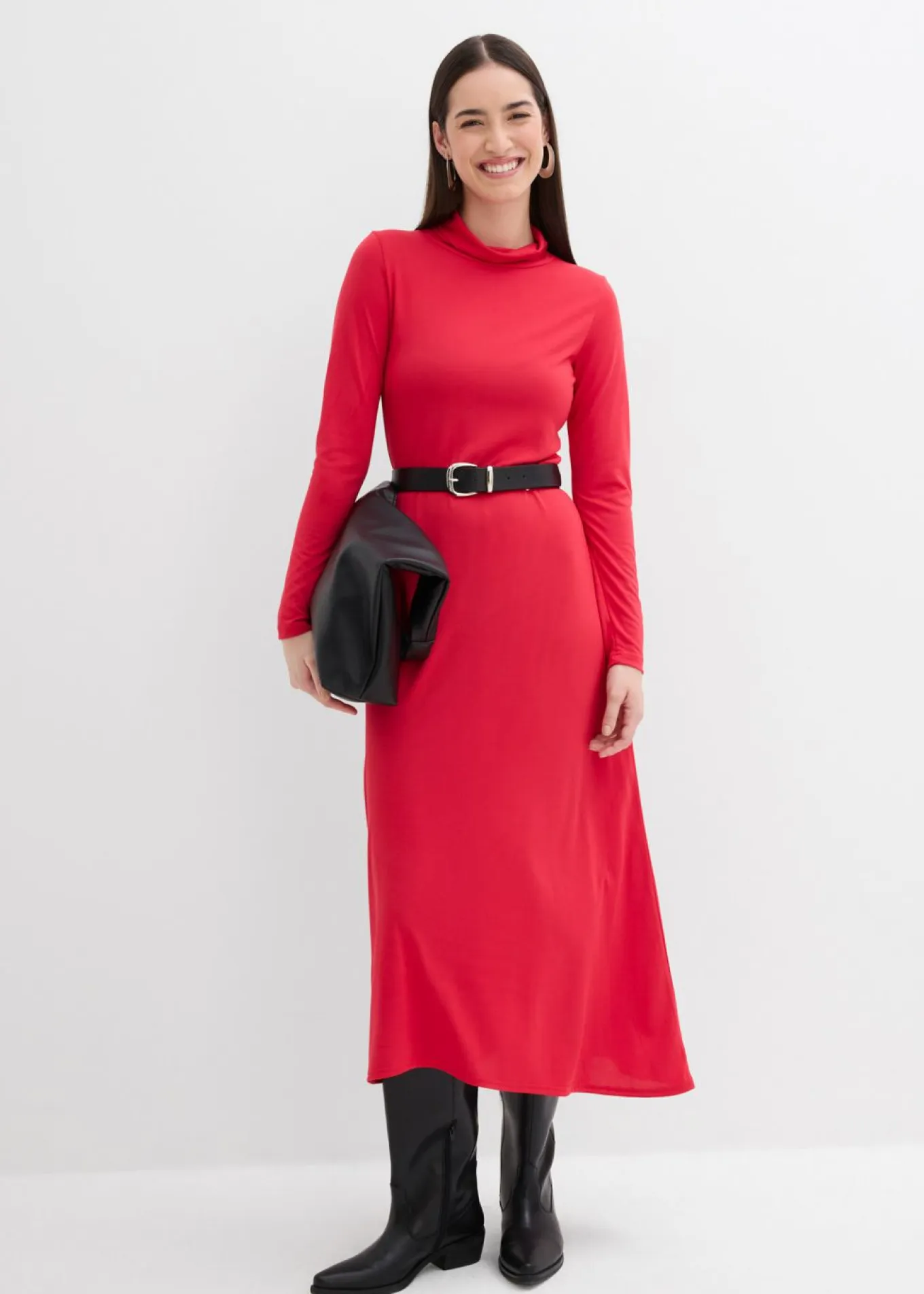 Vestido de punto de mezcla de modal suave