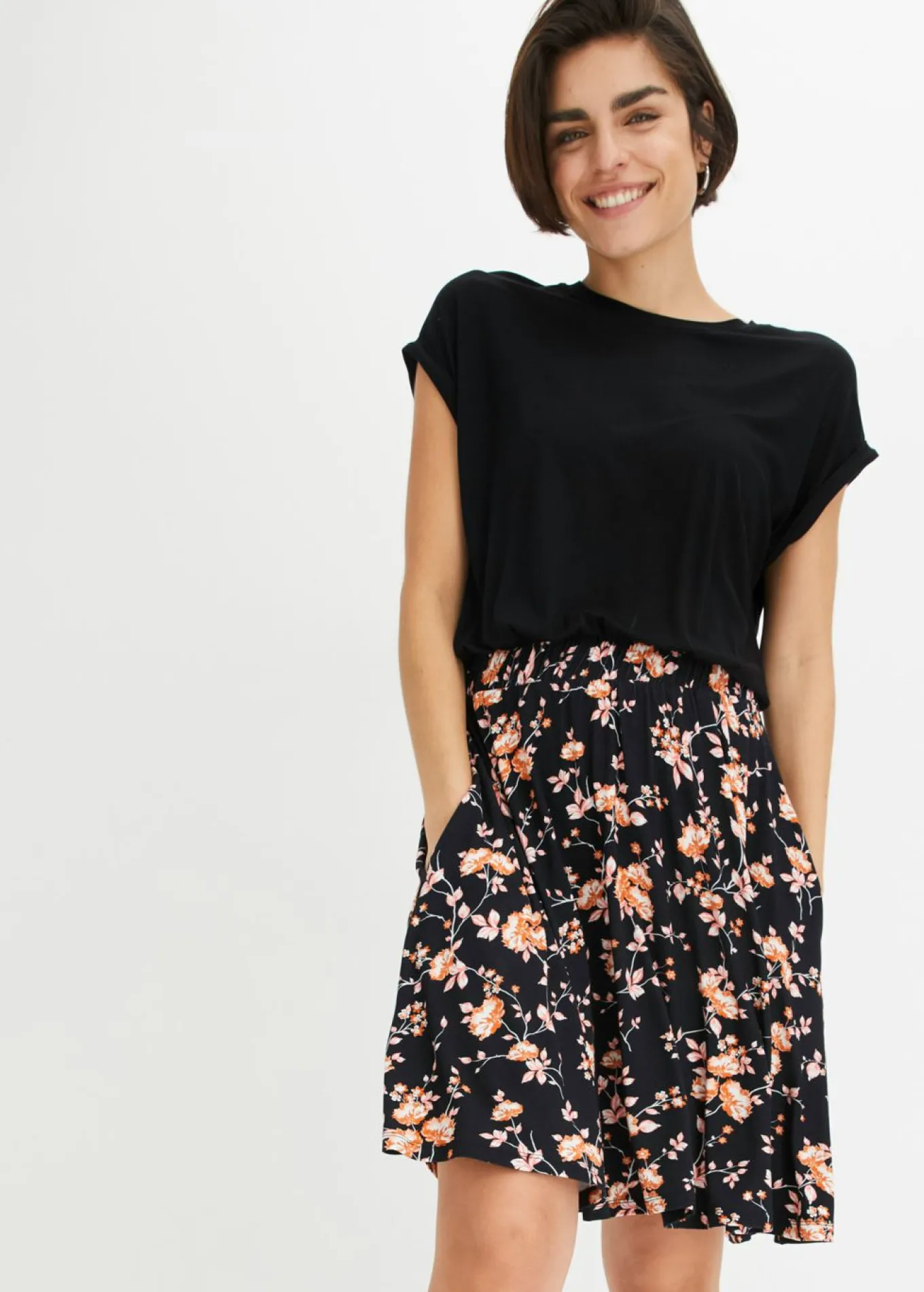 Vestido de punto de mezcla de viscosa