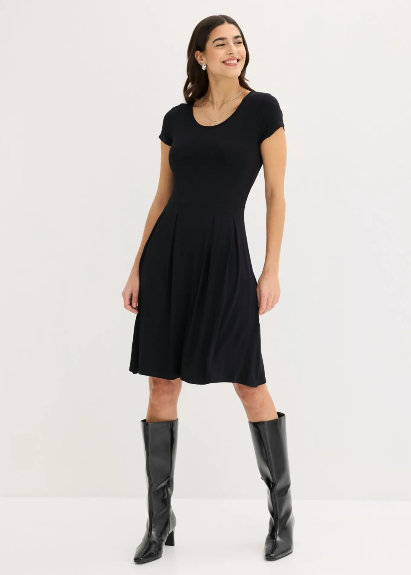 Vestido de punto de mezcla de viscosa