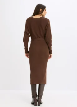 Vestido de punto de mezcla de viscosa fluida