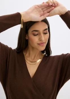 Vestido de punto de mezcla de viscosa fluida