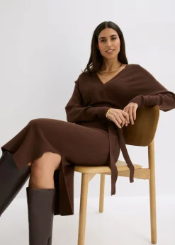 Vestido de punto de mezcla de viscosa fluida