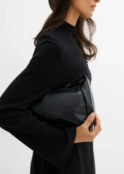 Vestido de punto de mezcla de viscosa con línea en A