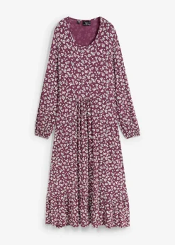 Vestido de punto de mezcla de viscosa fluida