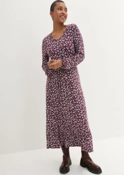 Vestido de punto de mezcla de viscosa fluida