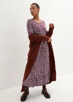 Vestido de punto de mezcla de viscosa fluida