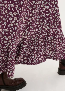 Vestido de punto de mezcla de viscosa fluida
