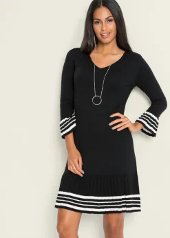 Vestido de punto de mezcla de viscosa suave