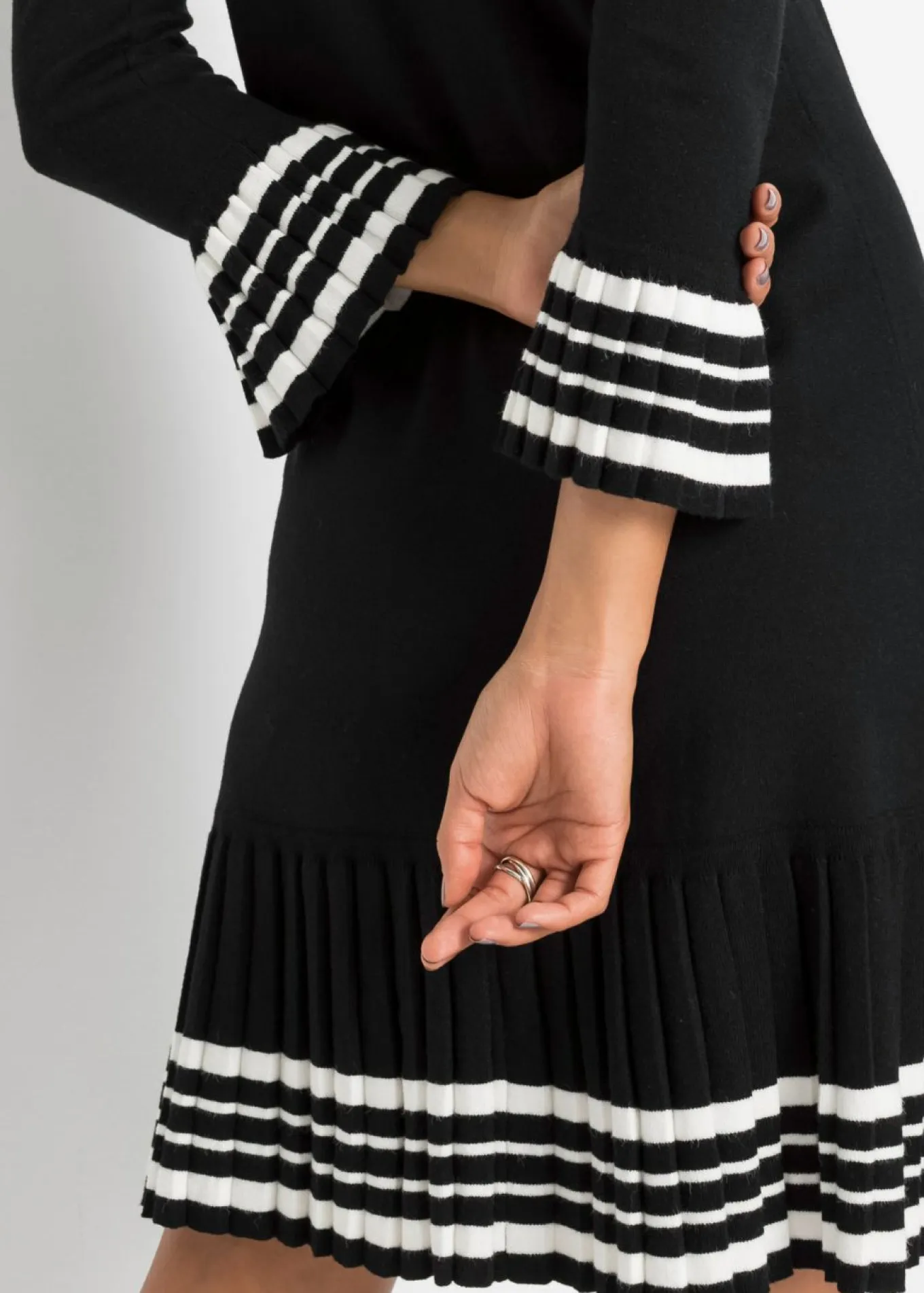 Vestido de punto de mezcla de viscosa suave