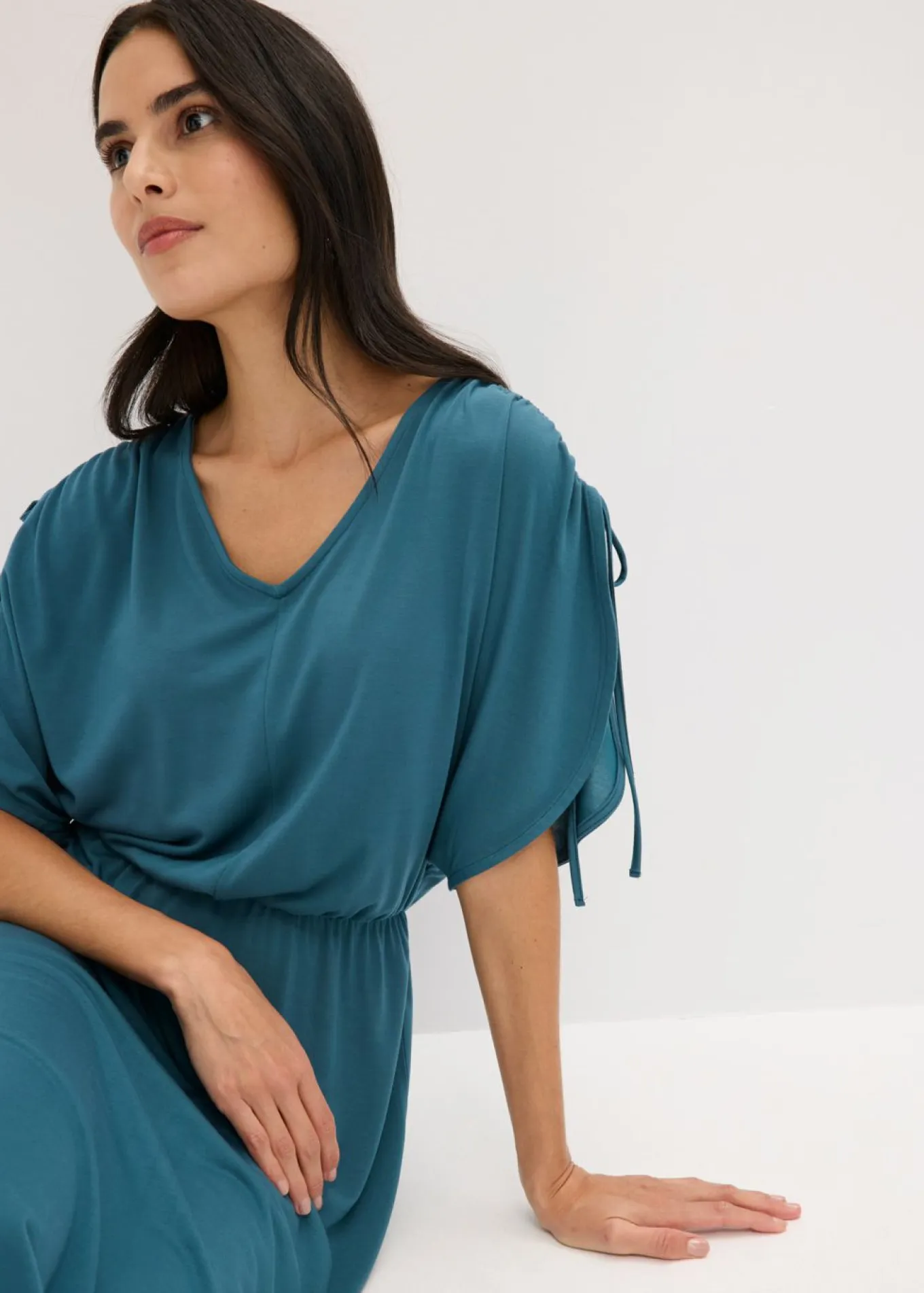 Vestido de punto de mezcla de modal suave
