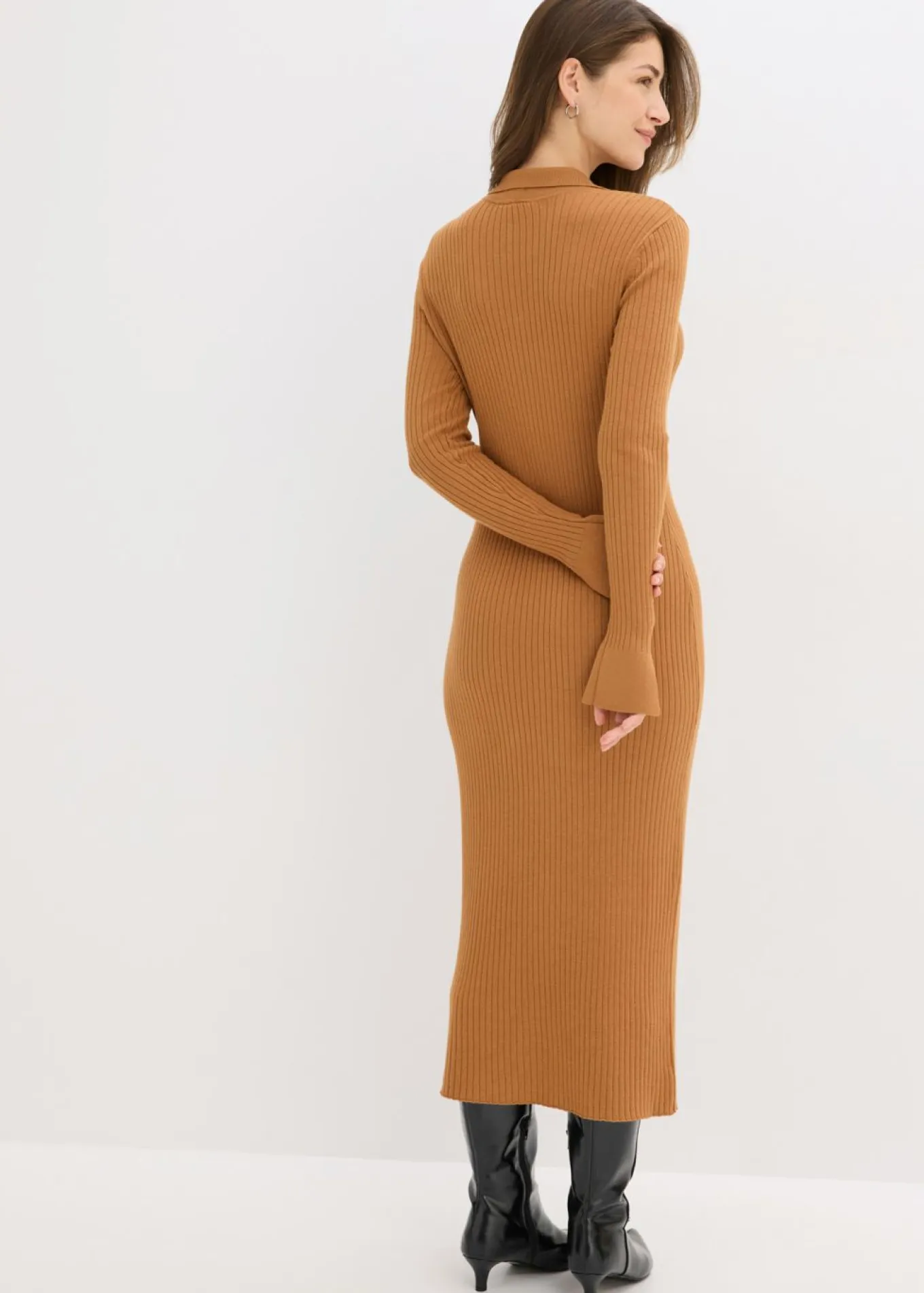 Vestido de punto de mezcla de viscosa suave