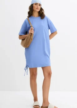 Vestido de punto de mezcla de algodón elástico