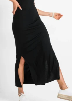 Vestido de punto de mezcla fluida de viscosa y elastano