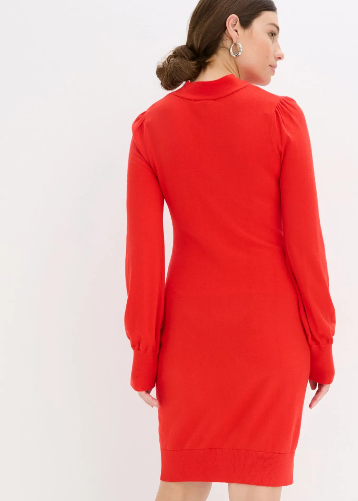 Vestido de punto de mezcla de viscosa fluida