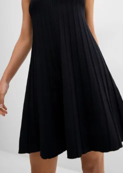 Vestido de punto de mezcla de viscosa con línea en A