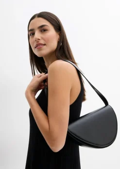 Vestido de punto de mezcla de viscosa con línea en A