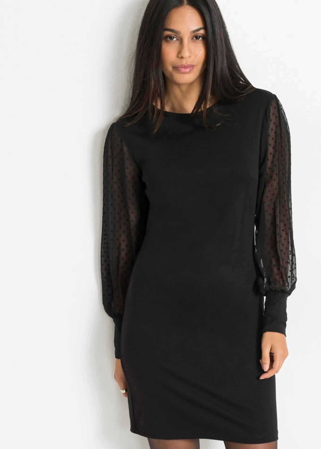 Vestido de punto de mezcla de viscosa
