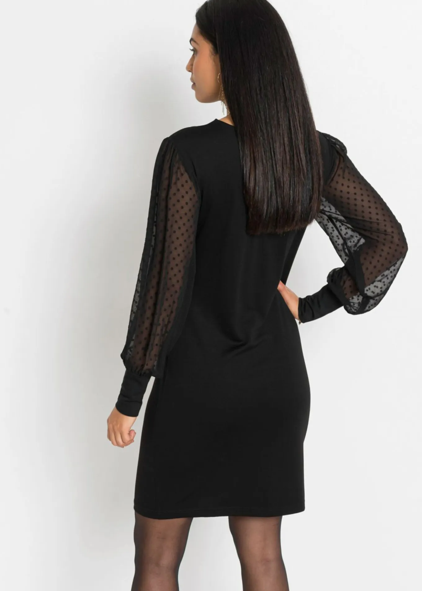 Vestido de punto de mezcla de viscosa