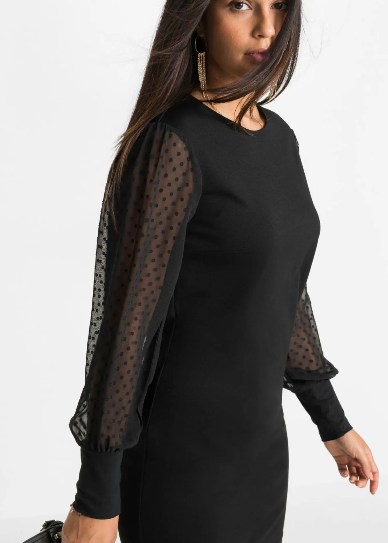 Vestido de punto de mezcla de viscosa