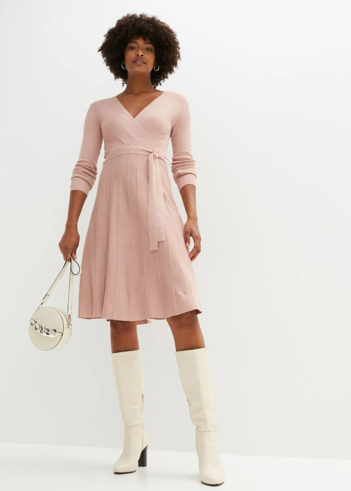 Vestido de punto de mezcla de viscosa