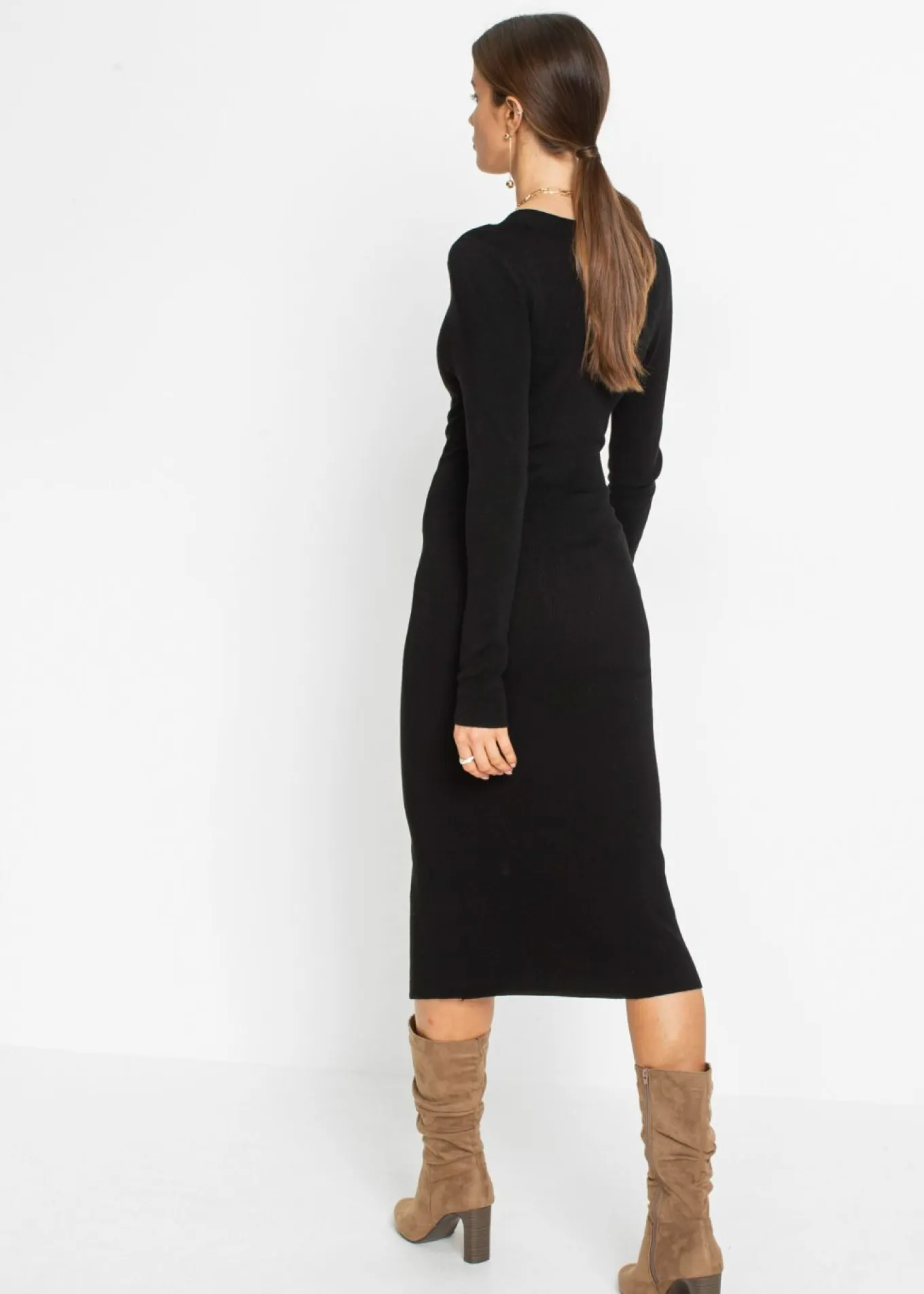Vestido de punto de mezcla de viscosa