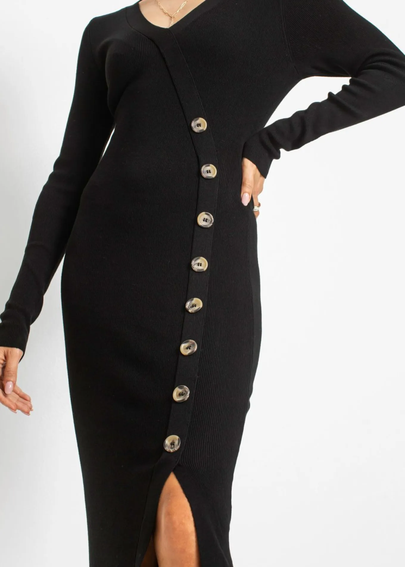 Vestido de punto de mezcla de viscosa