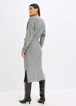 Vestido de punto de mezcla de viscosa fluida