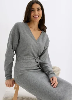 Vestido de punto de mezcla de viscosa fluida
