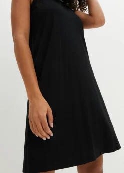 Vestido de punto de mezcla de lyocell fluido