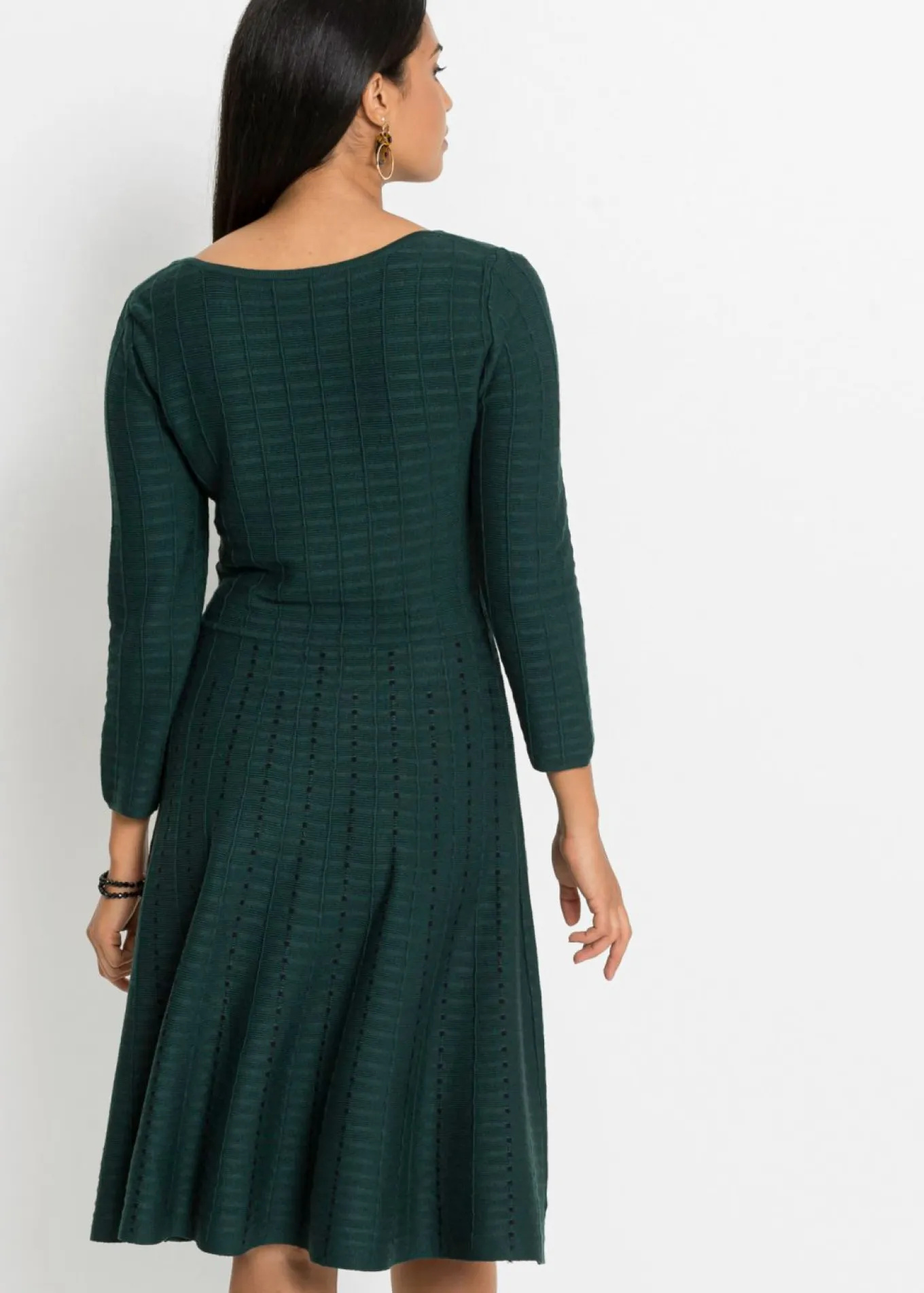 Vestido de punto de mezcla de viscosa suave
