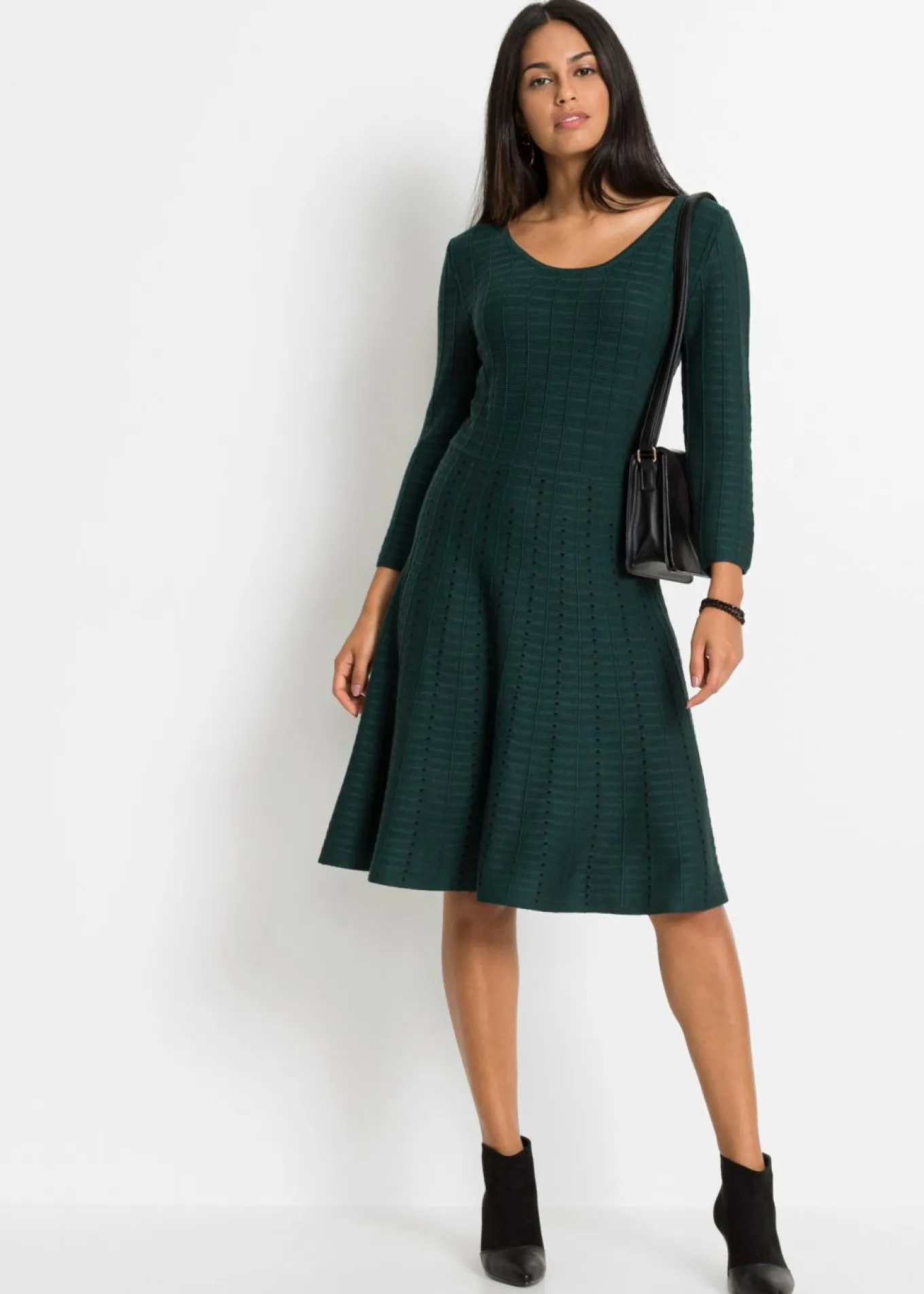Vestido de punto de mezcla de viscosa suave