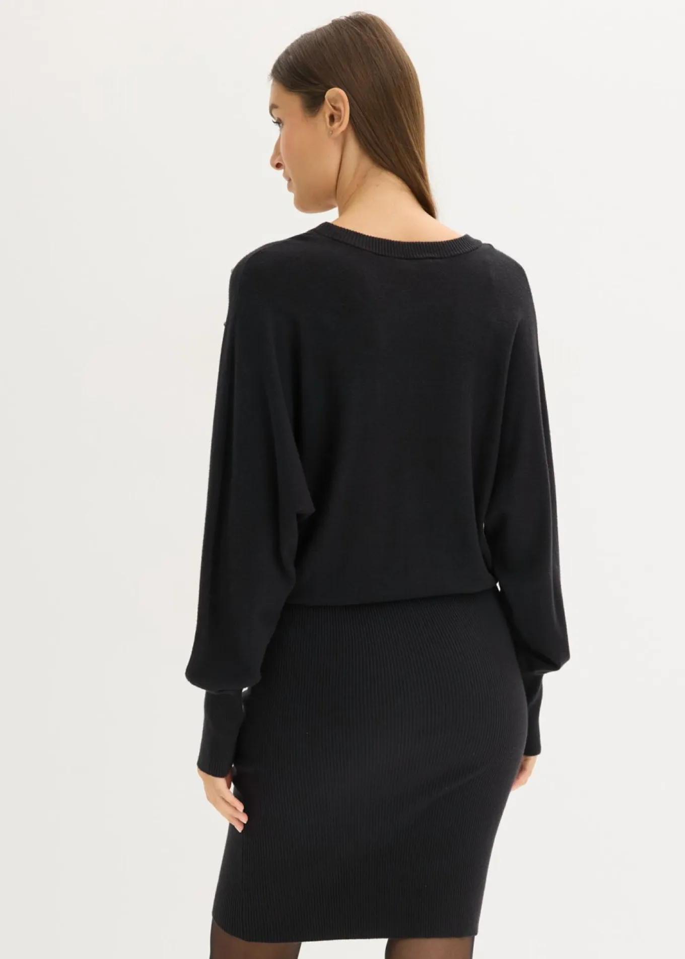 Vestido de punto de mezcla de viscosa suave