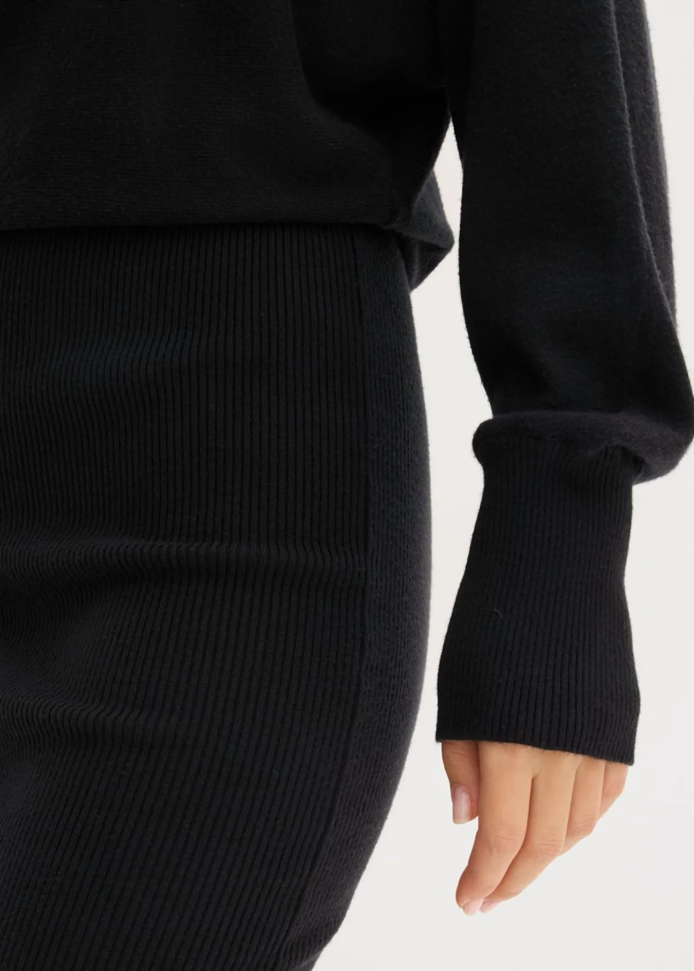 Vestido de punto de mezcla de viscosa suave