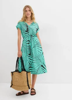 Vestido de punto de mezcla de viscosa fluida