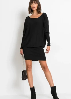 Vestido de punto de mezcla de viscosa fluida