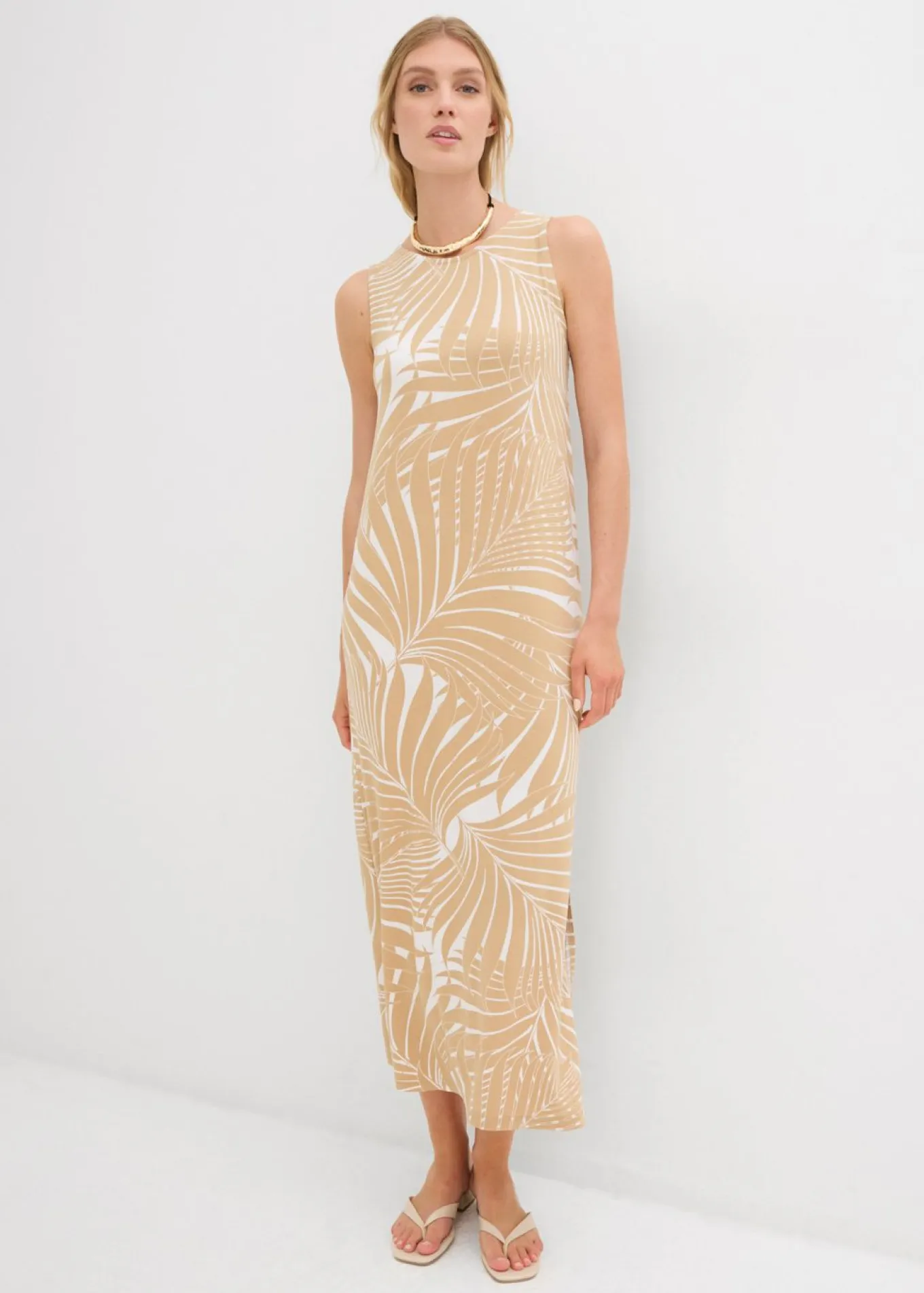 Vestido de punto de mezcla de viscosa fluida