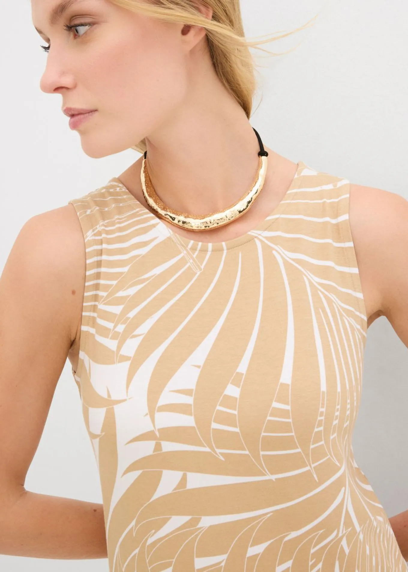 Vestido de punto de mezcla de viscosa fluida