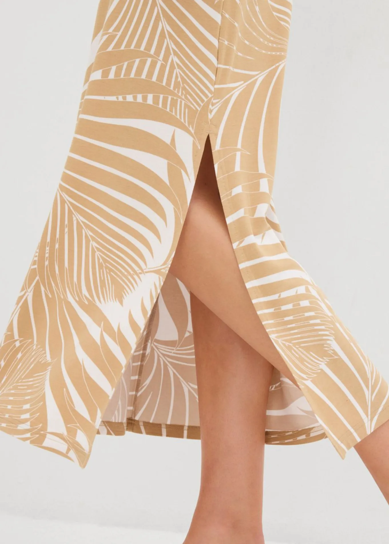 Vestido de punto de mezcla de viscosa fluida