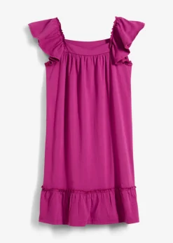 Vestido de punto de mezcla de algodón orgánico elástico