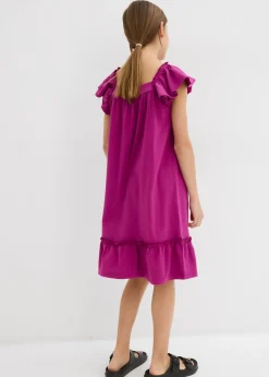 Vestido de punto de mezcla de algodón orgánico elástico