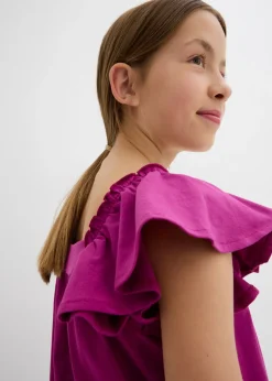 Vestido de punto de mezcla de algodón orgánico elástico