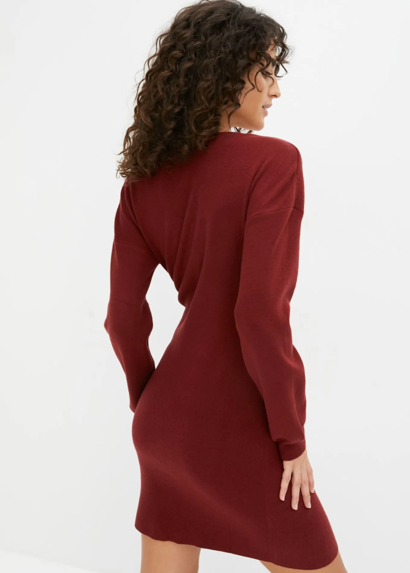 Vestido de punto de mezcla de viscosa