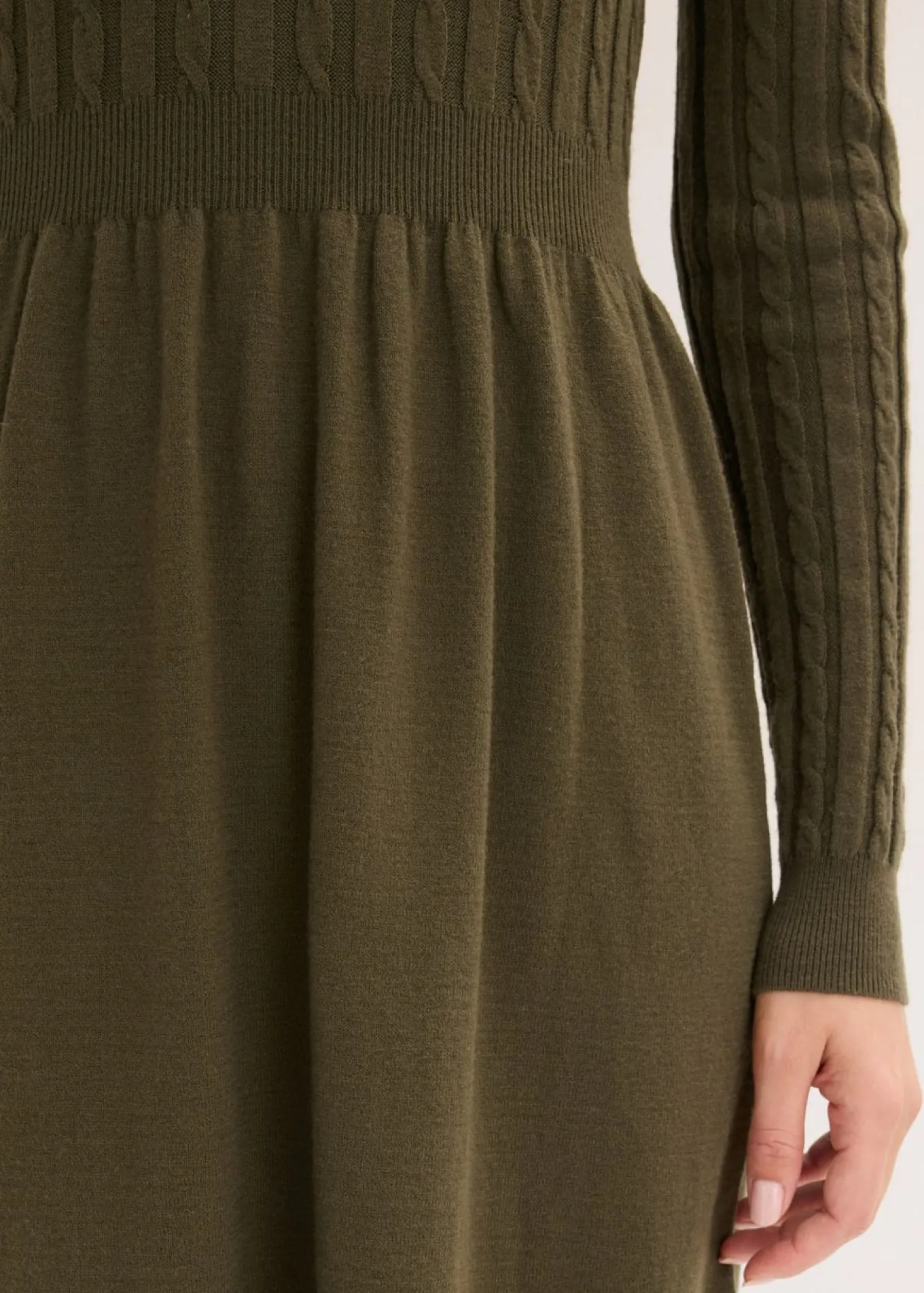 Vestido de punto de mezcla de viscosa