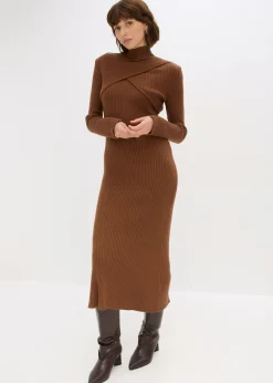 Vestido de punto de mezcla de viscosa suave