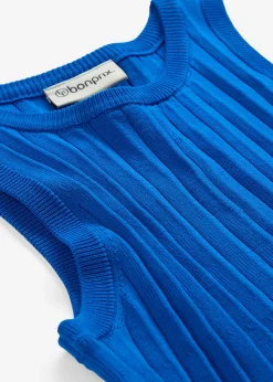 Vestido de punto de mezcla de viscosa con línea en A