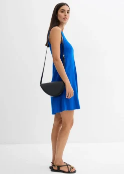 Vestido de punto de mezcla de viscosa con línea en A